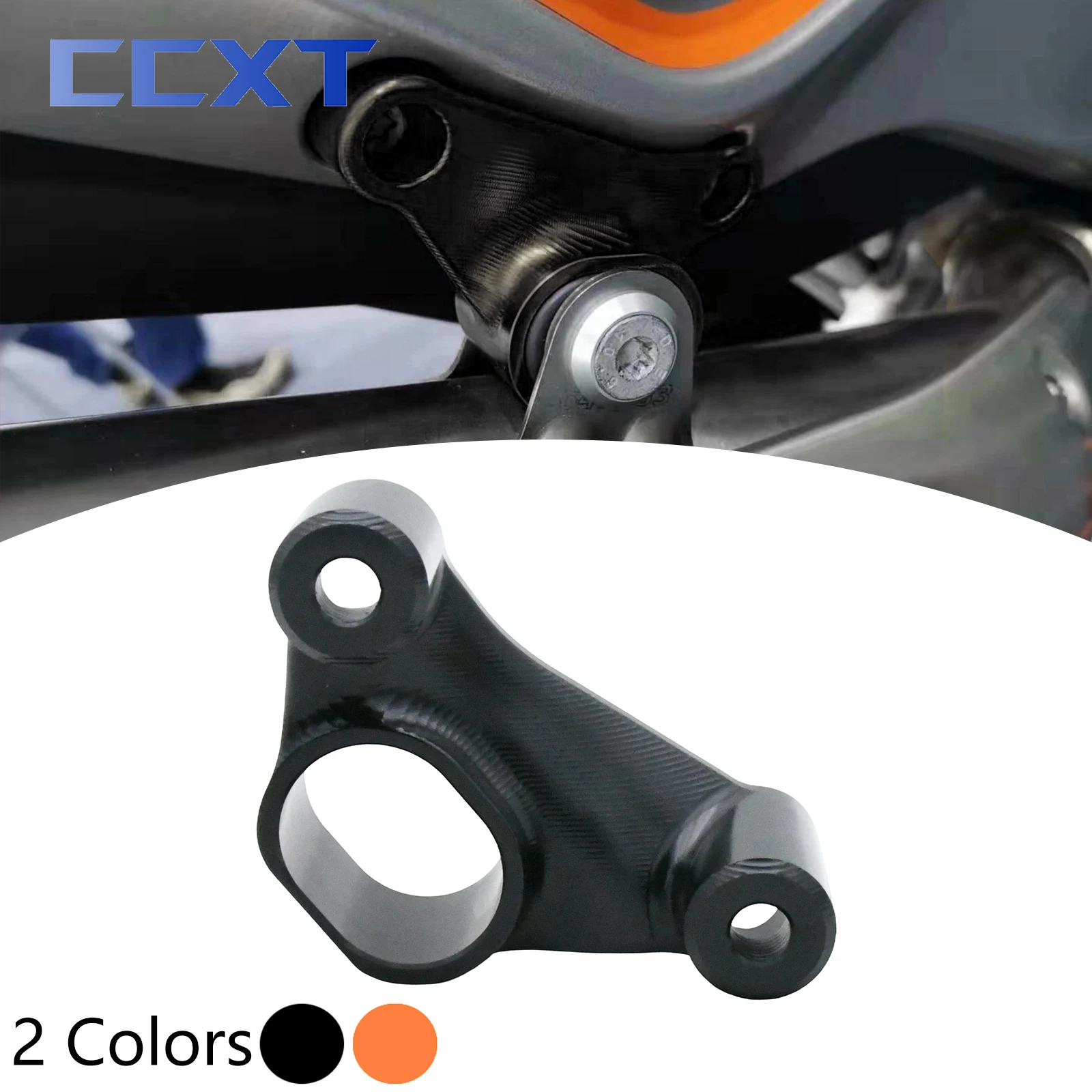 

Fixed Ring Support Muffler Holder Modification Part For DUKE790 DUKE890 2018-2026 CNC Aluminum Exhaust Pipe Hanger Bracket