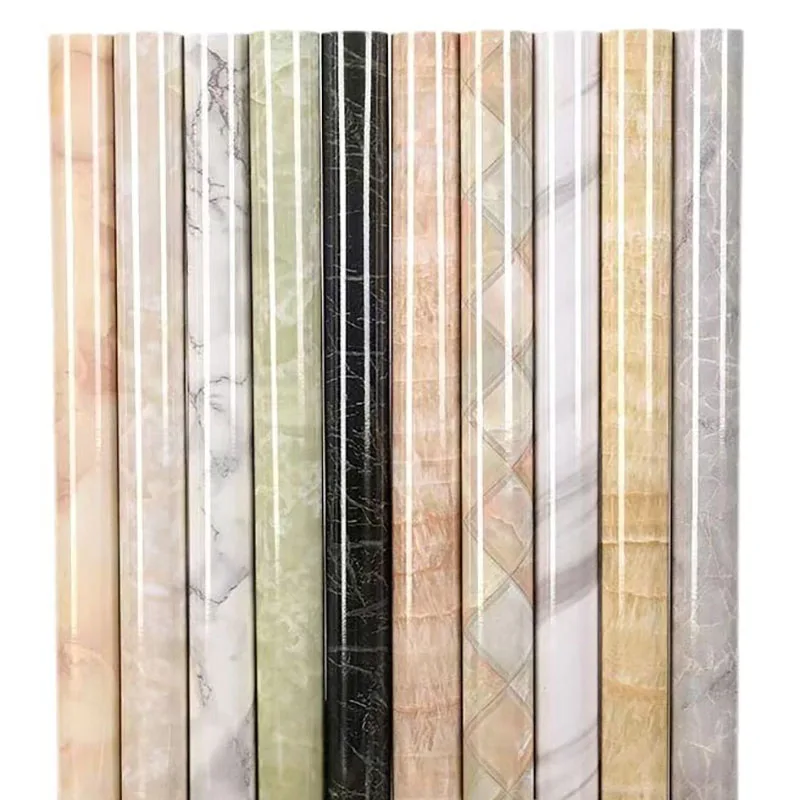 Picture 5: Kitchen Countertop Stickers Oil-Resistant Heat-Resistant Cabinet Table Refreshing Waterproof Oil-Proof Self-Adhesive Wall Paper