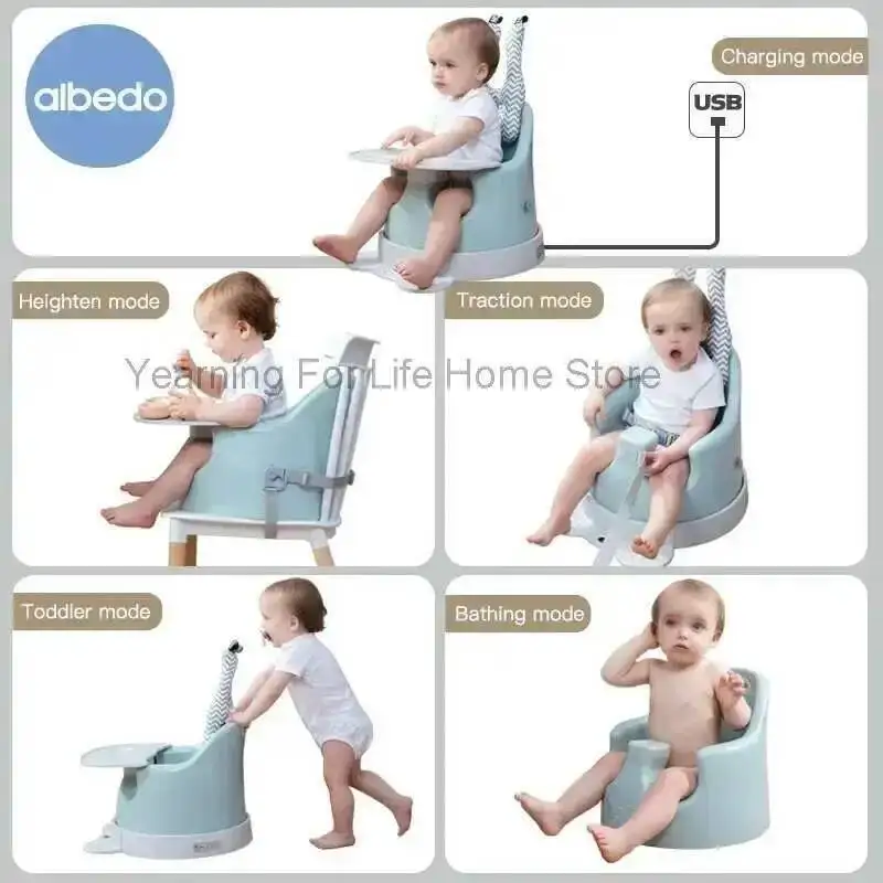 Silla de comedor para bebé, silla de aprendizaje para bebé, sofá, silla de comedor musical, sillas de plástico sillon de niña