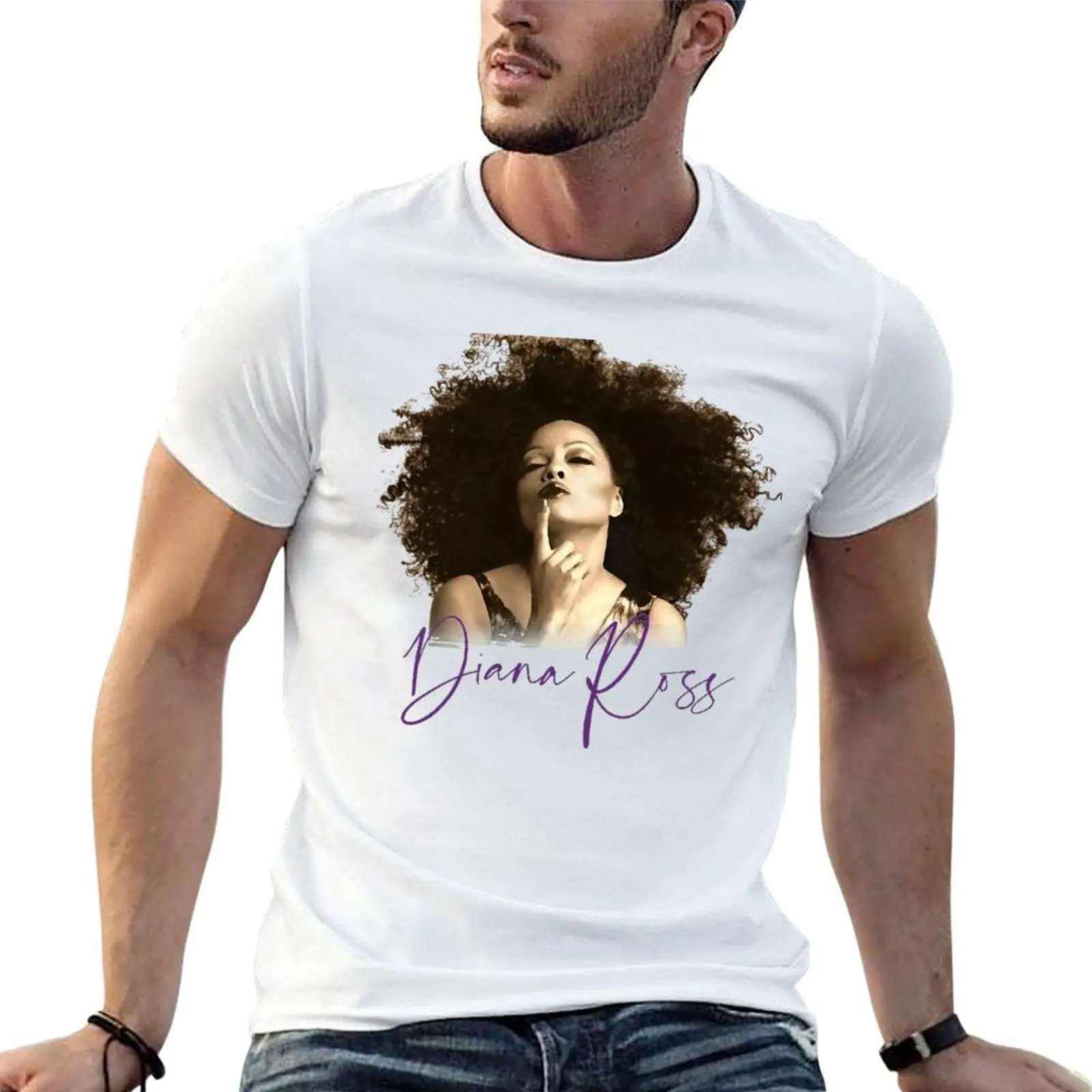 

Best Diana Ross T-Shirt mens graphic t shirts man t shirt cotton high quality t shirt man cotton T-shirt