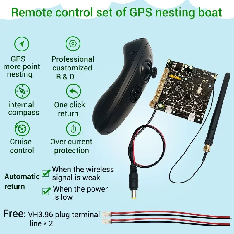 WUZHI TXG3-RXG3 GPS Nesting Ship Remote Control Motherboard One Click Return Multi-Point Nesting Modification  Cruise Control
