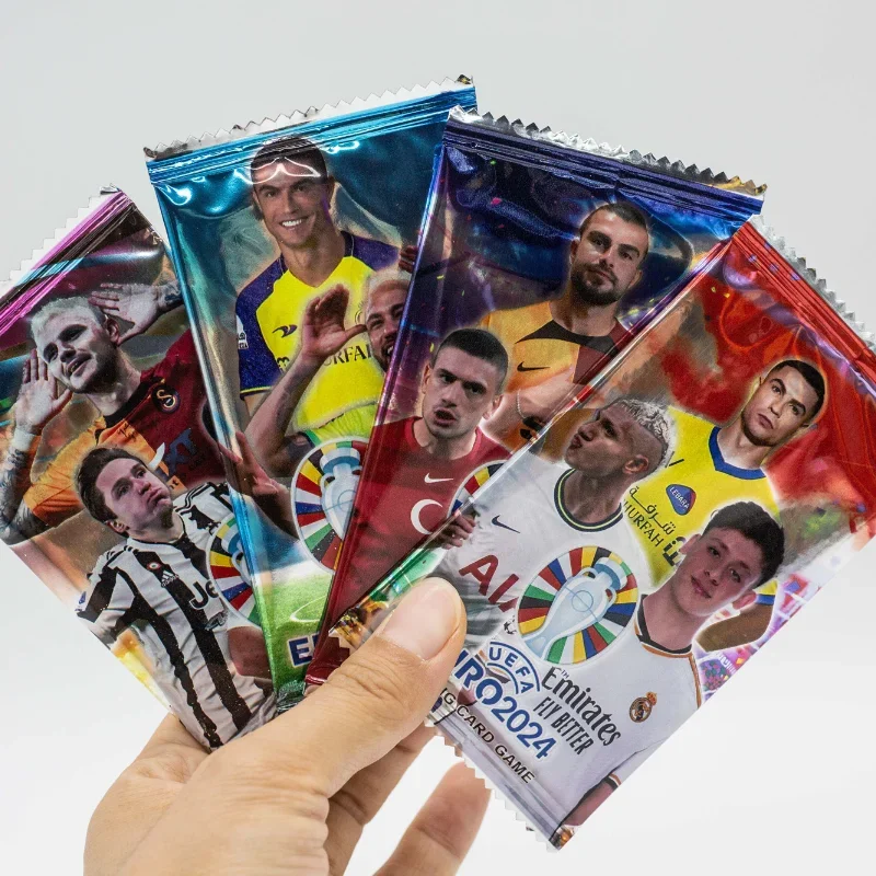 2024 Football Star 288pcs Cards FIFA Pure Soccer Trading Card Flash Shining Card TCG Collection Footballer Limited Cards Fans