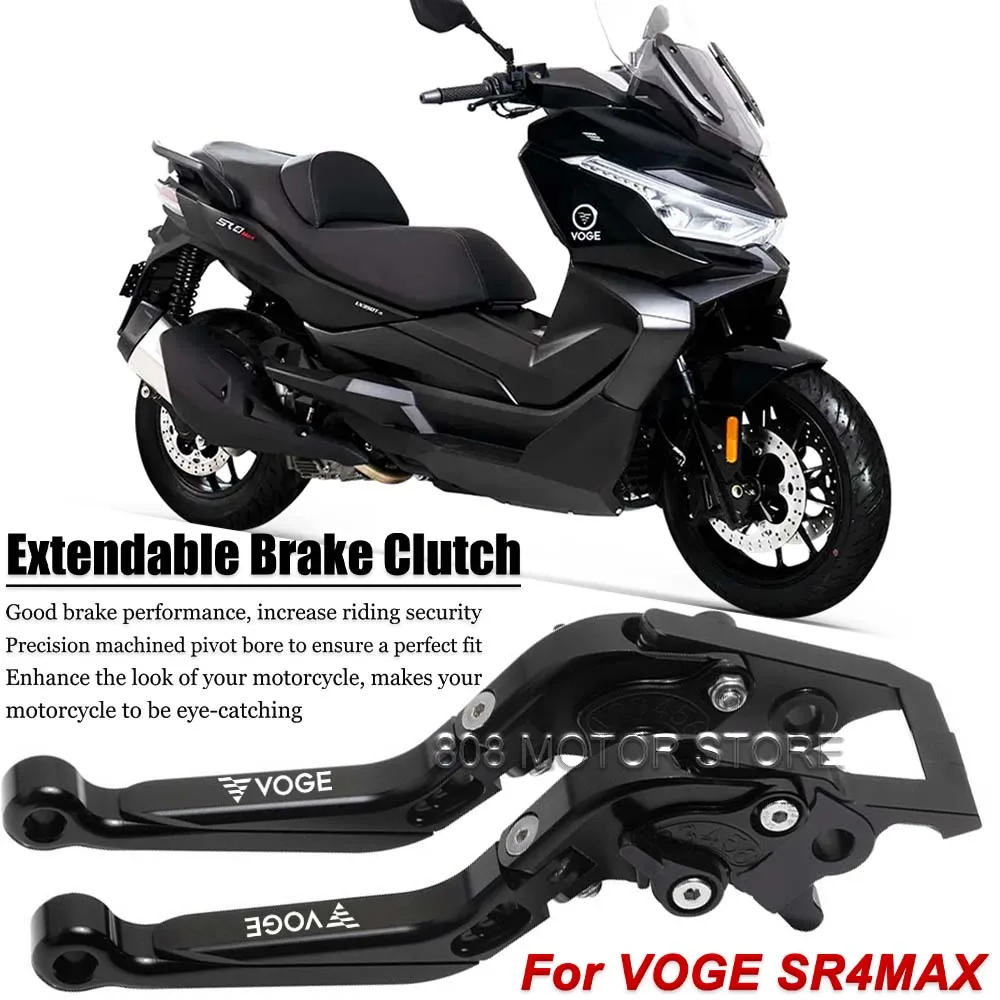

For Voge SR4 Max sr4 max Motorcycle Accessories CNC Brake Clutch Levers Adjustable Extendable Handlebar Grips