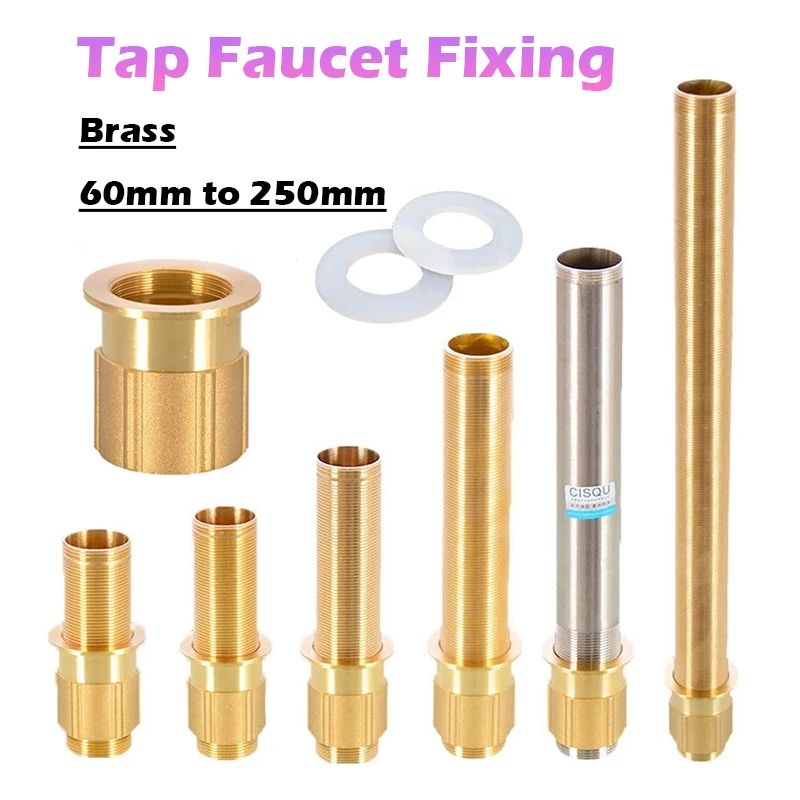 Kitchen Tap Faucet Fixing Extension Fitting Brass Bolt for Monobloc Mixer Tap Bolt Basin Tool Straight
