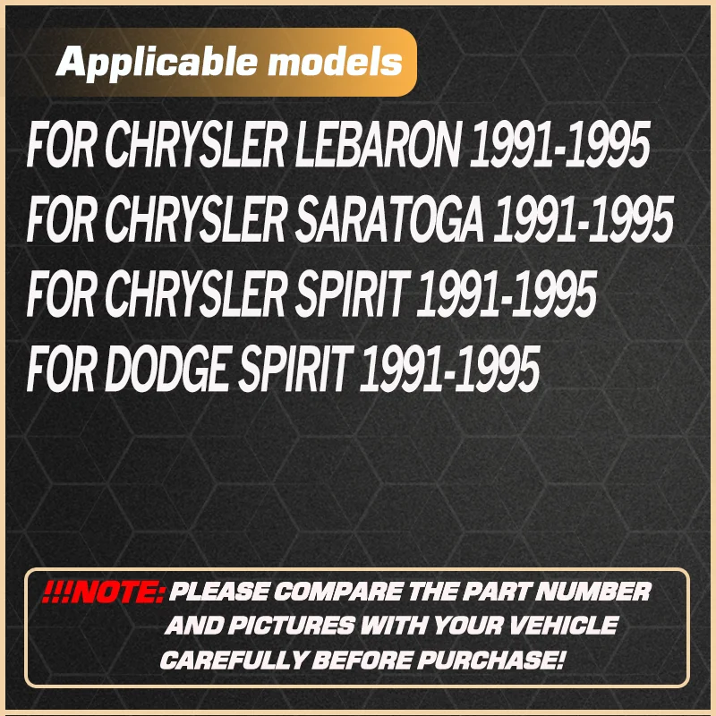 Carro para chrysler lebaron saratoga spirit dodge spirit 1991-1995 interruptor de combinação de farol de sinal de volta 4443943 4728424 5269377
