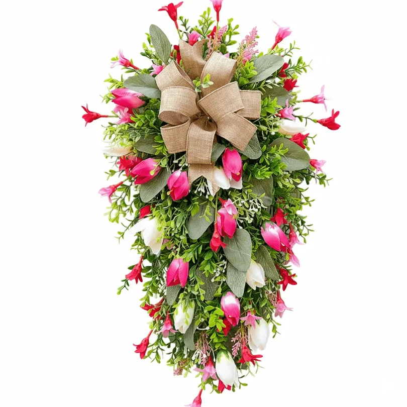 

Hanging Flower Vine Garland - Artificial Greenery Ivy Leaf Decor for Home Wall Wedding Party Garden Decoration