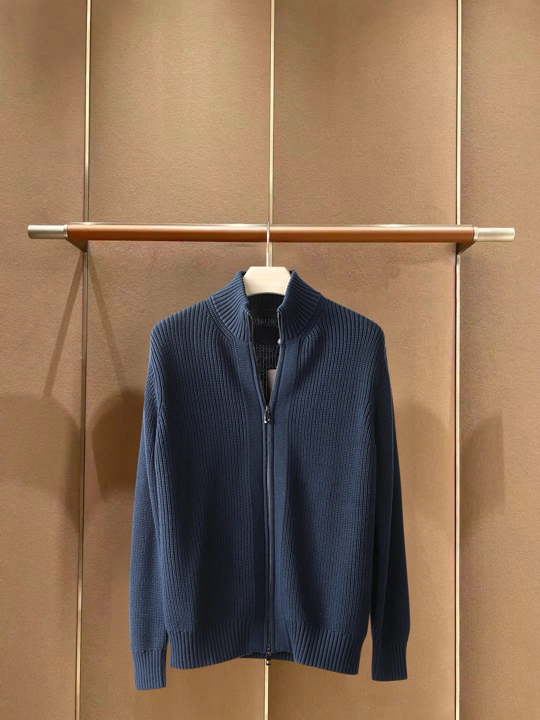 

Мужской кардиган Ligentleman из шерстяной смеси на молнии, повседневный, городской стиль, стандартный крой, ранняя весна