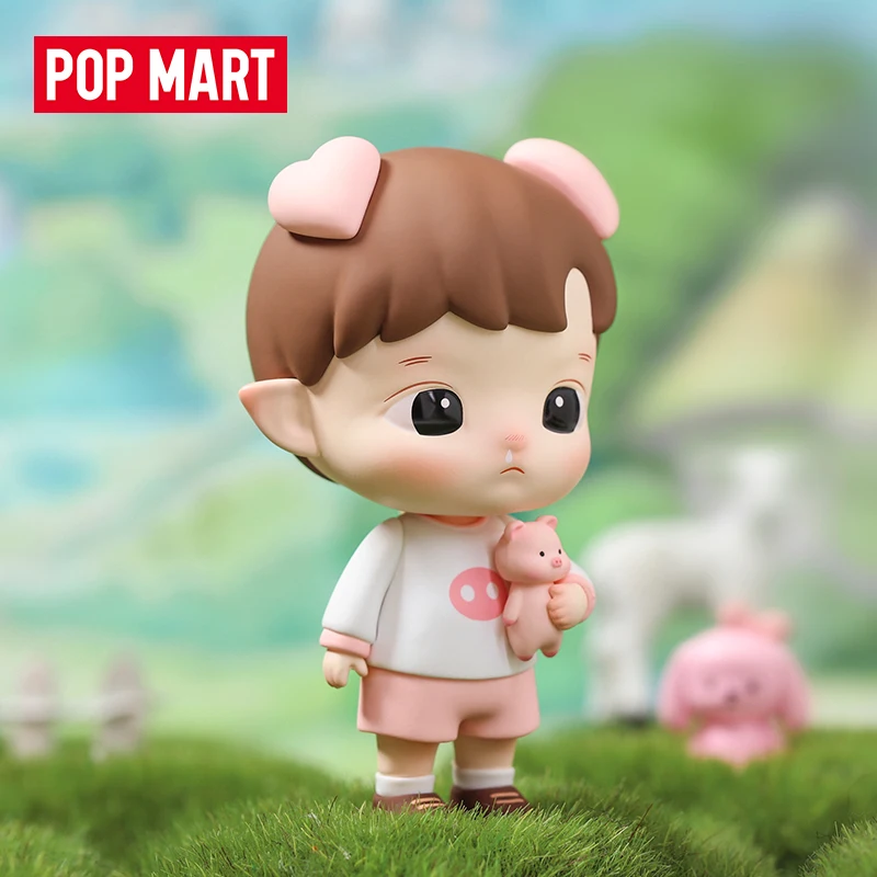 POPMART HACIPUPU Piggy PUPU Series Anime Action Figure Guess Bag Ornament Figurines Home Decor Desktop Dolls Model Girls Gift