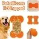 Pet Placemat Cat Slow Feeding Mat Dog Lick Mats Silicone Pets Eating Slowly Food Pad Cats Dogs Feeding Cleaning Teeth Supplies