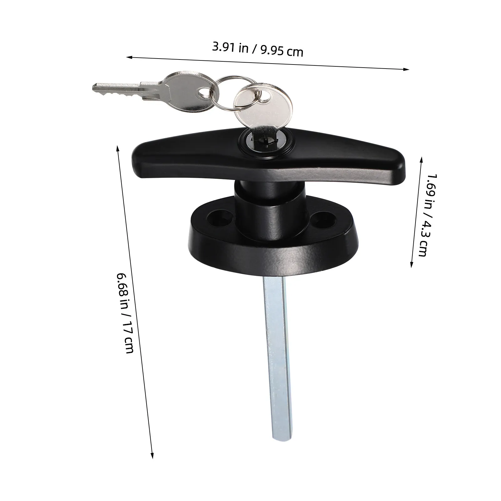 Reliable T Handle Lock for Electrical Cabinets Tool Boxes Control Cabinets Power Industry Vehicles Rv Motor Homes Cam Lock Easy
