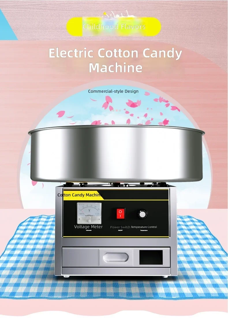 Marshmallow machine Commercial automatic electric color fancy drawing small marshmallow making machine