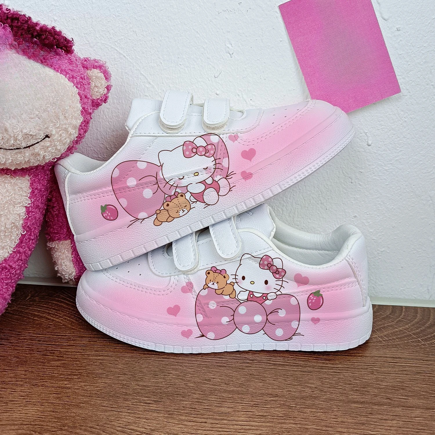 New kids cartoon Kuromi princess cute Casual shoes soft sports shoes for girlfriend gift EU size 25-38