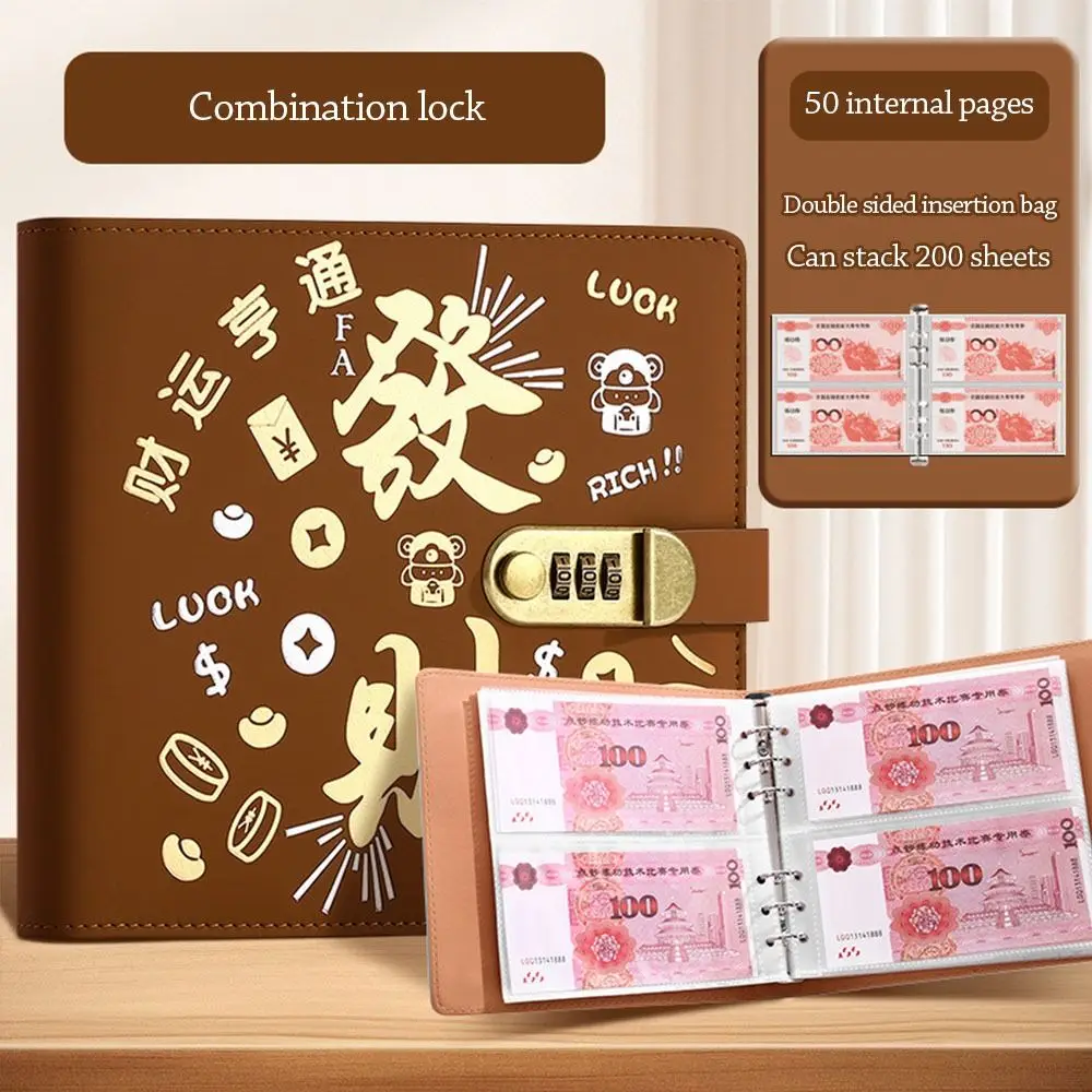 With Password Lock 200 Envelopes Money Saving Challenge Save Money Get Rich Savings Binder Reusable Portable