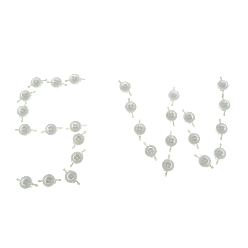 5pcs 5W 6-7V High Power UV LED Diodes Ultra Violet 365nm 370nm 380nm 385nm 390nm 395nm 400nm 405nm 430nm