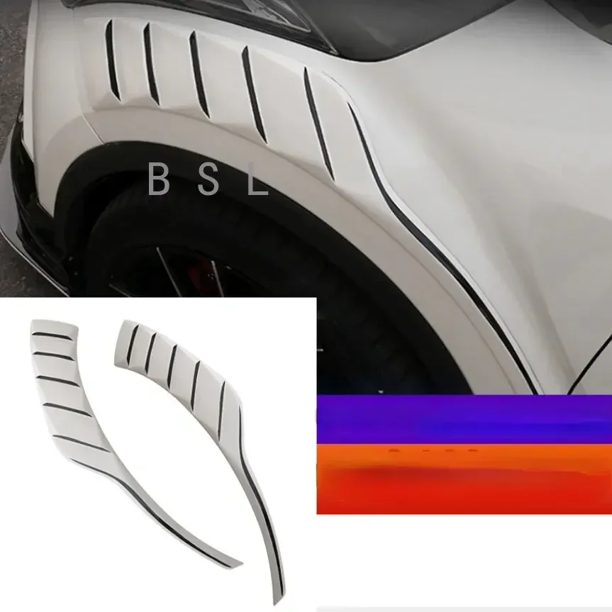 Accessories Styling Trim Sport Front Wheel Eyebrow Brow Wide Body Kit Fender Extension Part For TOYOTA CHR C-HR 2015-2022 Tuning