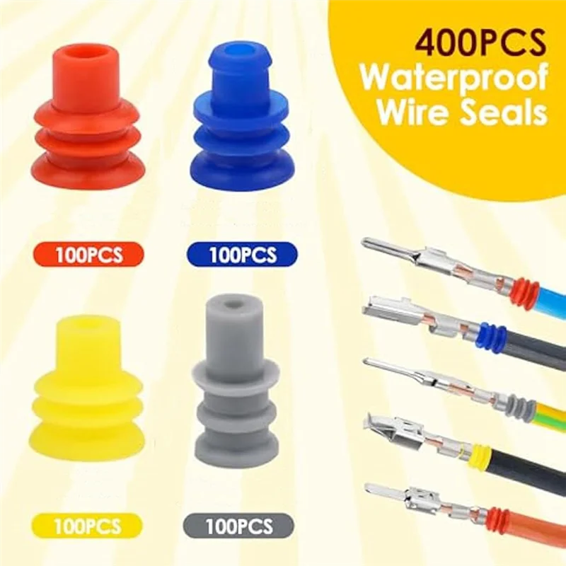 AB42-Car Electrical Wire Terminal Connector Pins Crimp Set-984PCS Automotive Connector Kit