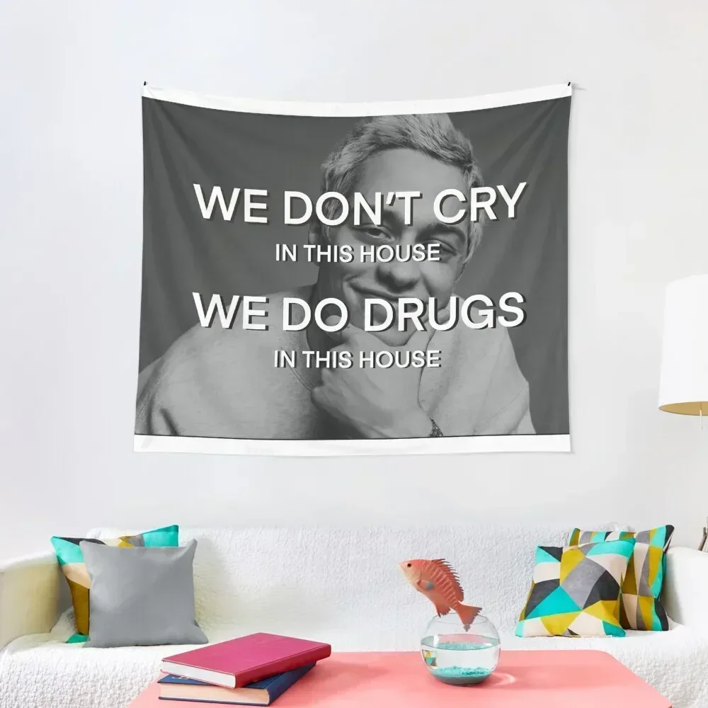 

Pete Davidson quote Tapestry Mushroom Luxury Living Room Decoration Room Decore Aesthetic Tapestry