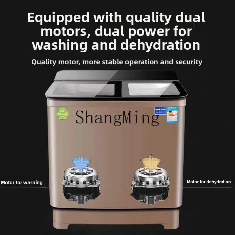 LXY lavatrice semiautomatica a doppio cilindro vecchio stile per uso domestico in acciaio inossidabile 15/18