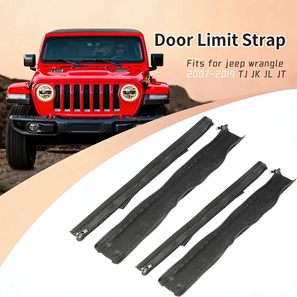 Türseil-Begrenzungsriemen, geeignet für Jeep Wrangler, Tür-Reißverschlussriemen, Jeep Offroad-Fahrzeug JK/JL, Outdoor-Schutz