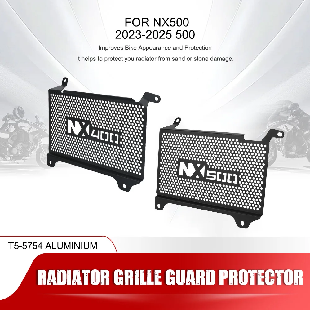 

Radiator Grille Guard Cover Protector Fit FOR Honda NX500 NX400 NX 400 500 2023 2024 2025 2026 Motorcycle Accessories