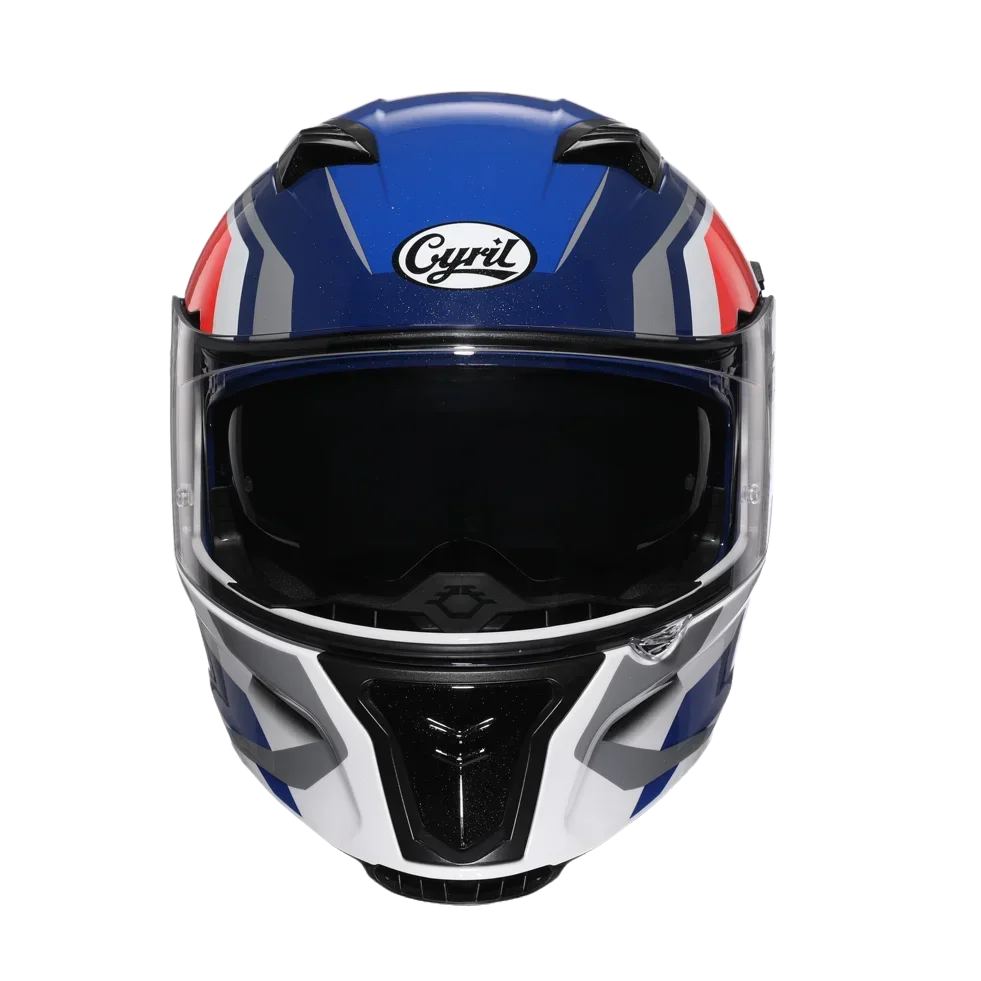 Cyril Full Face Racing Helmets Double Visor Motorcycle Helmet casco abatible para motocicleta Accessoires Moto Sports Helmet