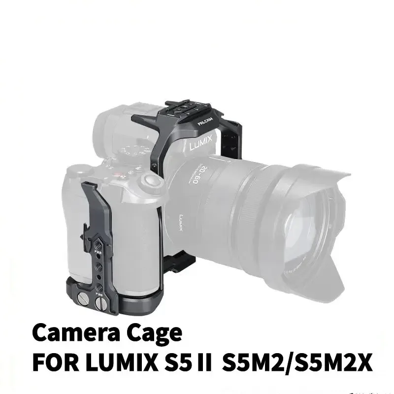 FALCAM F22&F38&F50 Quick Release Camera Cage FOR LUMIX S5Ⅱ FOR S5M2/S5M2X C00B3401