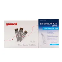 50/100 Pcs YUWELL diabetes glucometer test strips for 580/590 Blood glucose meter diabetes accessorie blood sugar freestyle
