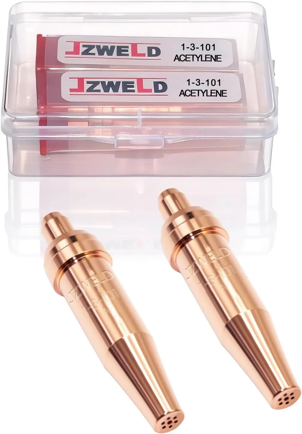 

2Pcs 1-3-101 Acetylene Cutting Tips, 3-101 Nozzle for Victor Type Light/Medium Duty Torch, Gas Welding Cutting Tips