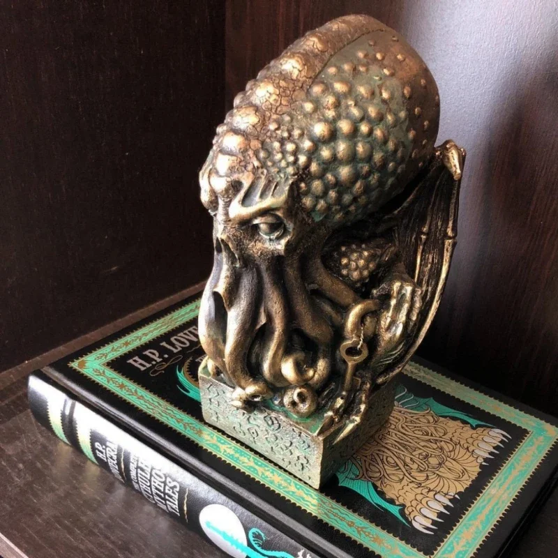 CTHULHU STATUE Ornament Crusu Mythological Statue Resin Craft Octopus Ocean Monster Ornament Home Living Room Desktop Collection