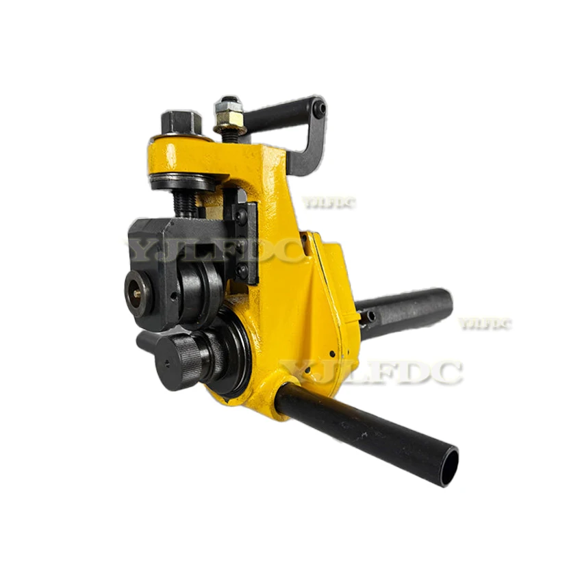 Portable Stainless Steel Depth Adjustable Edge Machine, 50-165mm Manual Pipe Groove Machine 2-7mm