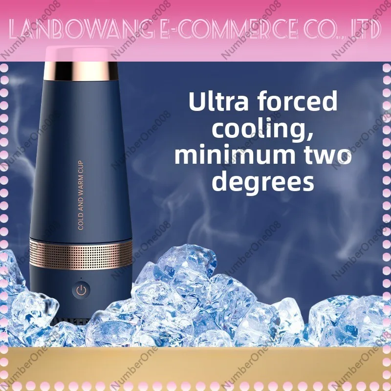 Mini USB Heating Cooling Cup Dual Use for Home Car Portable Cold Drink Chiller Power Bank Supported Heater Mug