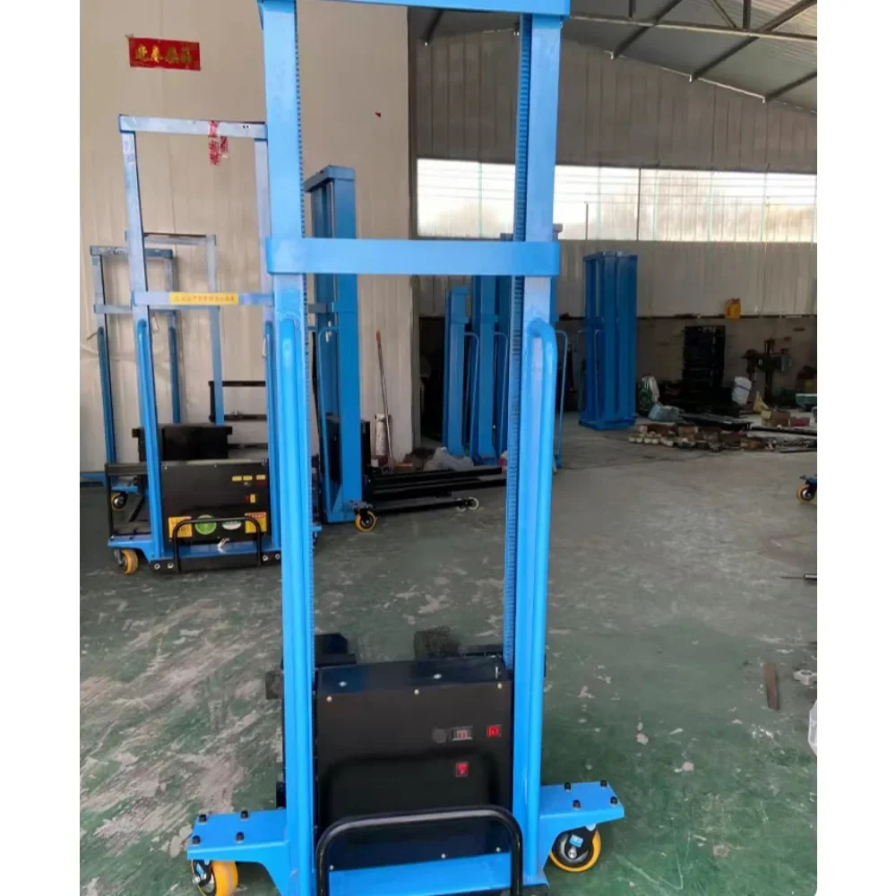 Electric forklift portable push up and down lift