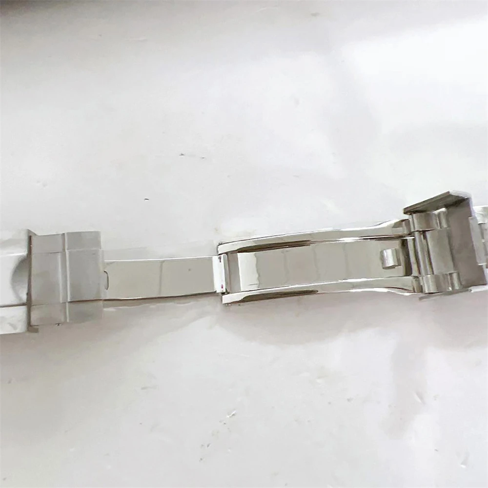 Orologio meccanico automatico da uomo da 40mm blu rosso GMT lunetta specchio in vetro zaffiro con movimento Mingzhu 3804 cinturino stile ostrica