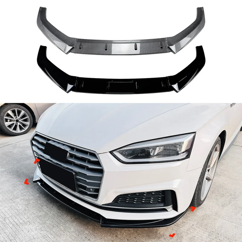 

Suitable AudiA5 S5 Sline F5Early Stage2017-2020Front lip spoiler exterior modification