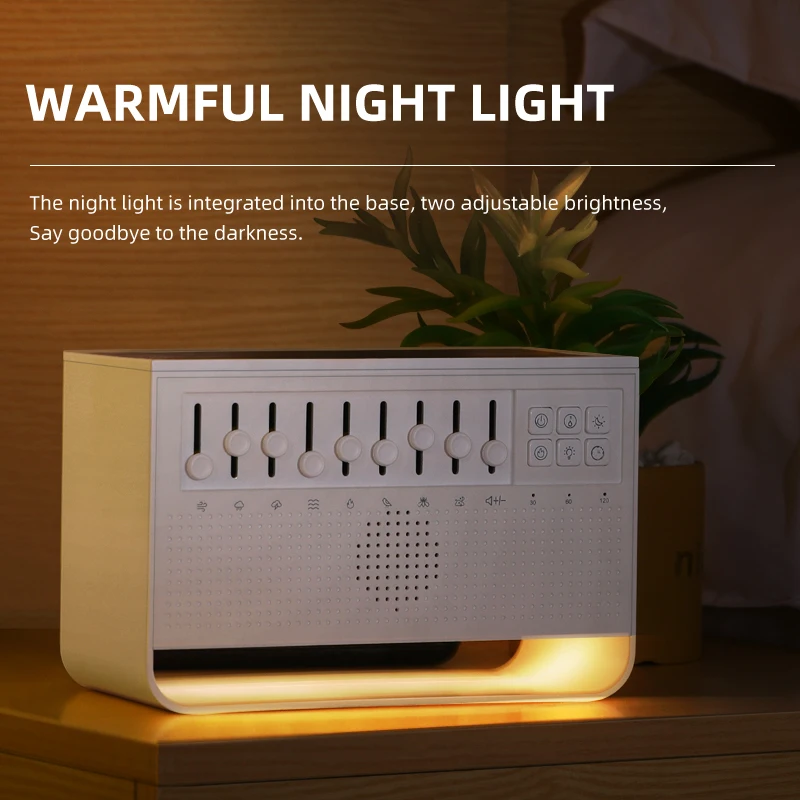 White Noise Aroma Diffuser Air Humidifier Ultrasonic Cool Mist Maker Fogger Led Essential Oil Flame Lamp Difusor With Bluetooth