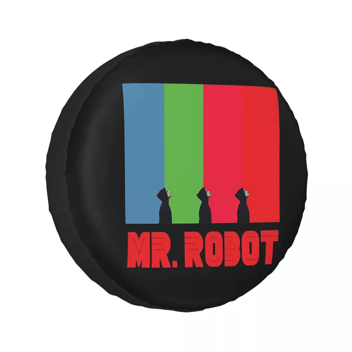 

Изготовленный на заказ чехол для запасного колеса Mr Robot с кодированием для Jeep SUV RV 4WD, 4x4, защитные чехлы для колес 14 дюймов, 15 дюймов, 16 дюймов, 17 дюймов