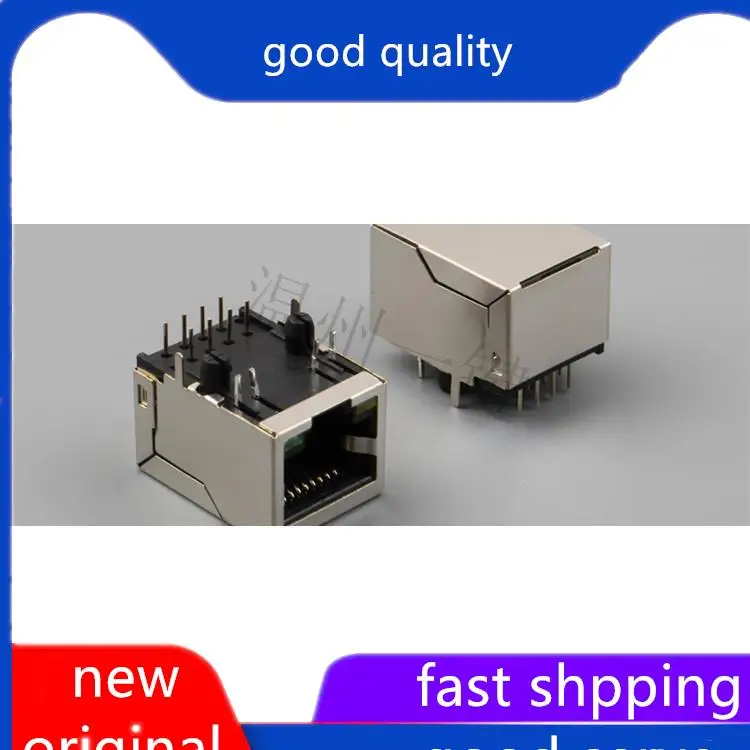 

10 шт. оригинальные новые 5903 + LED-10P8C сетевая розетка на заднем ноге 90 ° Регистрированное сиденье с домкратом горизонтальное RJ45