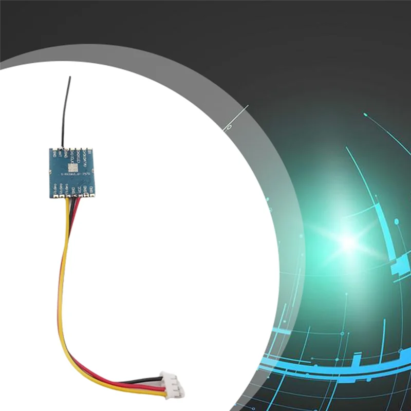 FFYY-2.4G 2570Mhz VRX Módulo Receptor Receptor de Áudio e Vídeo Sem Fio Para Câmera CCTV Receptor de Vídeo Drone DIY