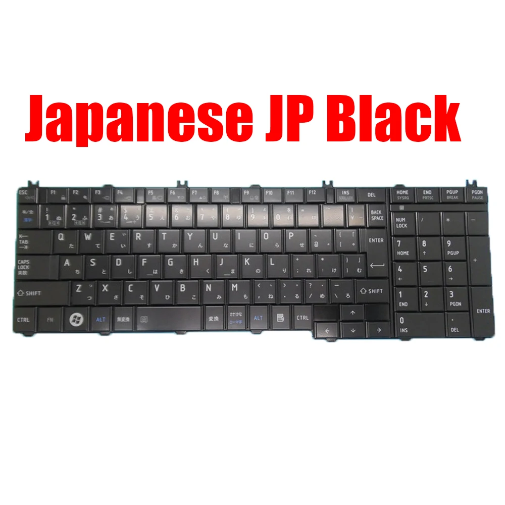 JP Laptop Keyboard For Toshiba For Satellite L650 L655 L670 L675 C650 C655 V114370BJ V114326DJ1 JA MP-09M80J06920 AEBL6J00110