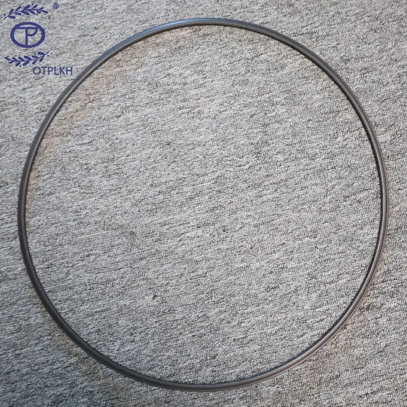 End face spring inner seal Extra large sealing ring Added carbon fiber modified PTFE black H type 718 spring OTPLKH customized