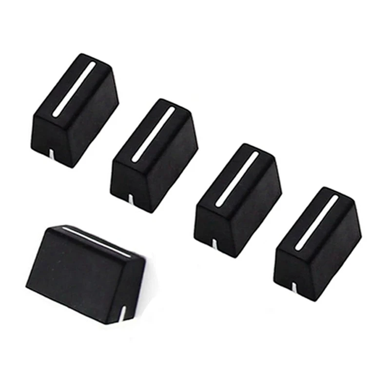 5Pcs Universal Fader Knobs Fader Cap Straight Slide Potentiometer Cap For DJ Controller Mixers Console DJM,DDJ,XDJ