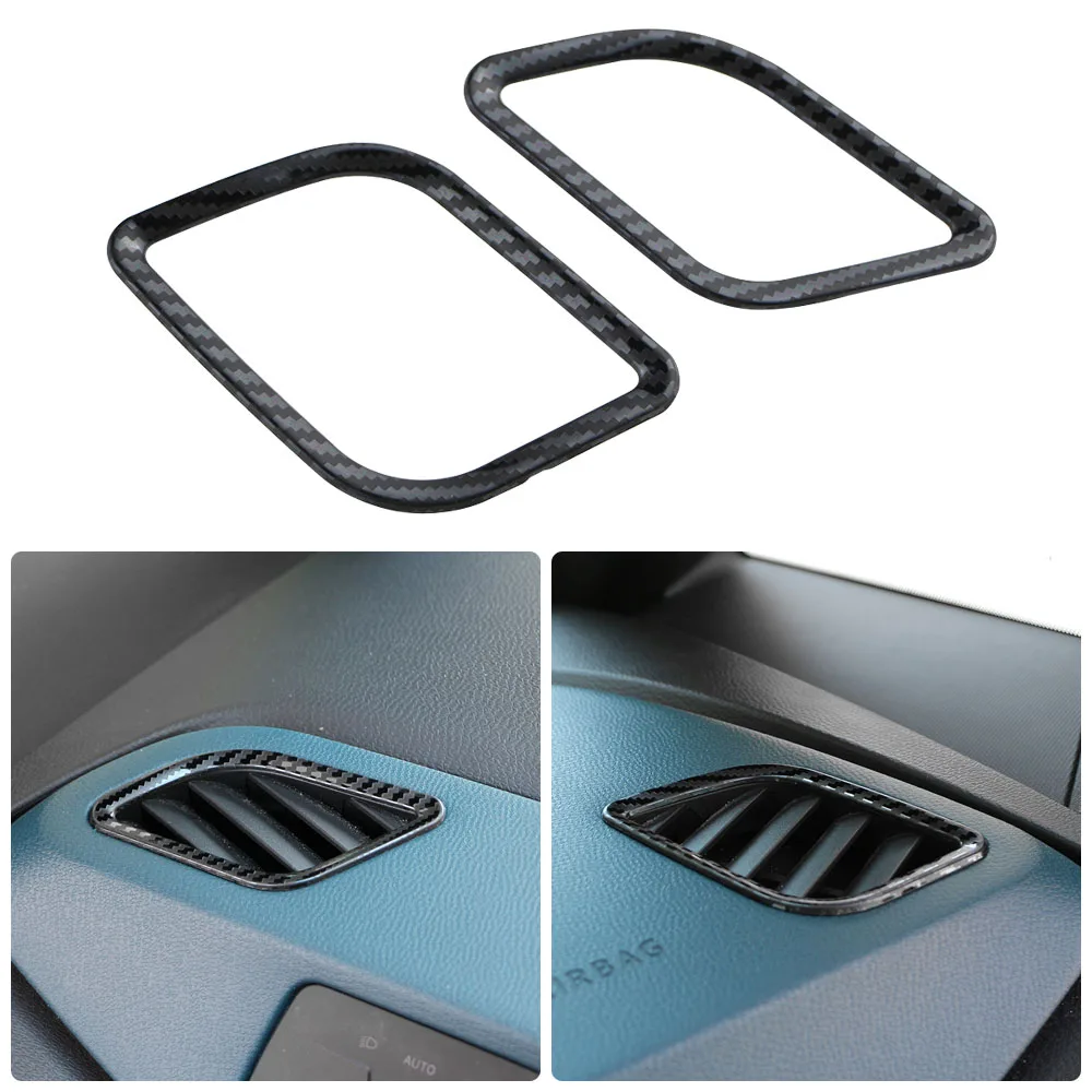For Volkswagen VW ID3 ID.3 2020 - 2025 LHD Front Air Vent Frame Cover 2Pcs Decoration Sticker Trim Styling Interior Accessories