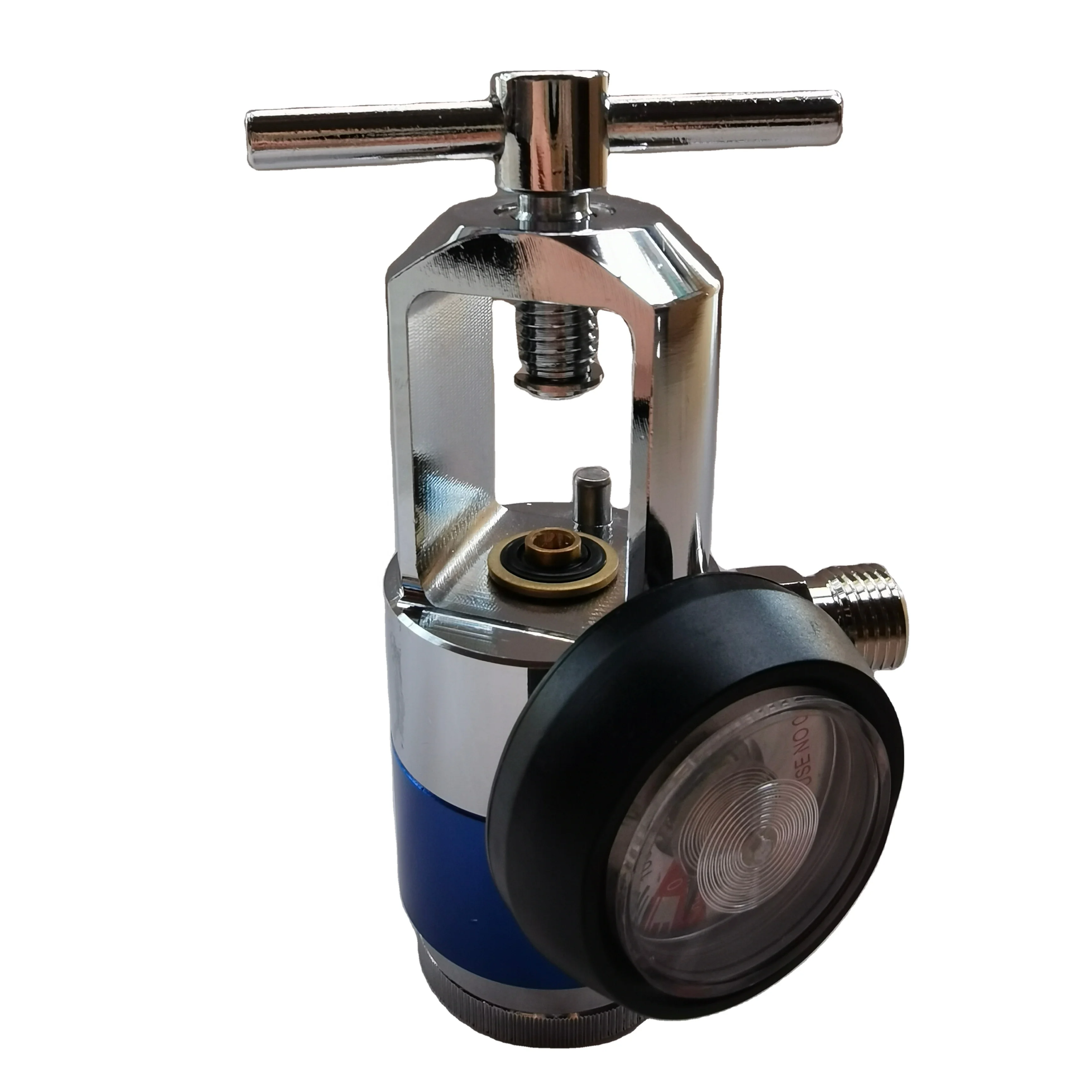 

Medical Entonox gas regulator CGA965 without flow range with 1-pin for Entonox demand valve use