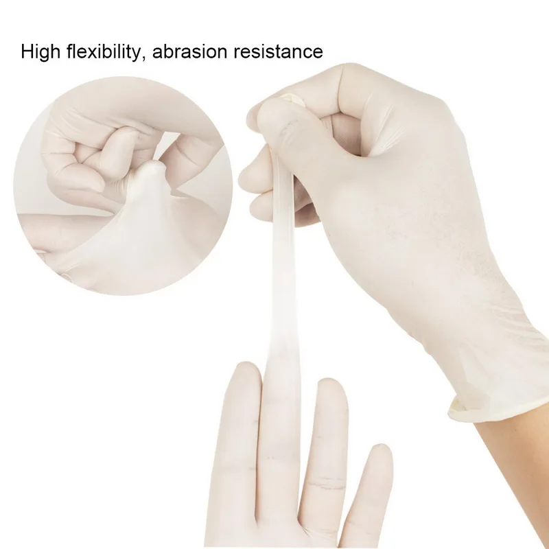 100pcs Nitrile Gloves Waterproof Mechanic Laboratory Work Household Cleaning Safety Disposable Synthetic Nitrile gloves