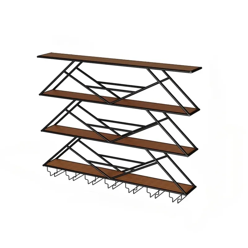 Organizzatore per bar caffè Organizzazione per riporre oggetti da cucina Mobili per assemblare liquori Mensola per vino da parete Negozio di cantina refrigerata per club