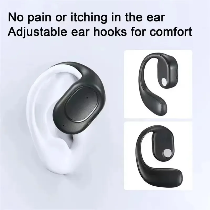 Wireless Headphones Bluetooth Headset With Microphone Bone Conduction Handsfree Noise Canceling Earphones For Driving Audifonos view 3