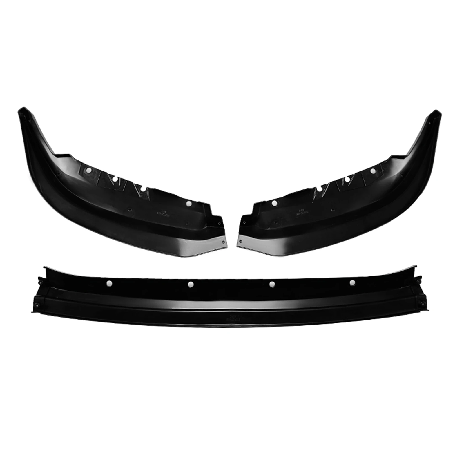 Alerón de parachoques delantero para BMW Serie 2 M2 G87 2023-2024, aspecto de fibra de carbono/negro brillante, Placa de protección de cuchilla divisora inferior