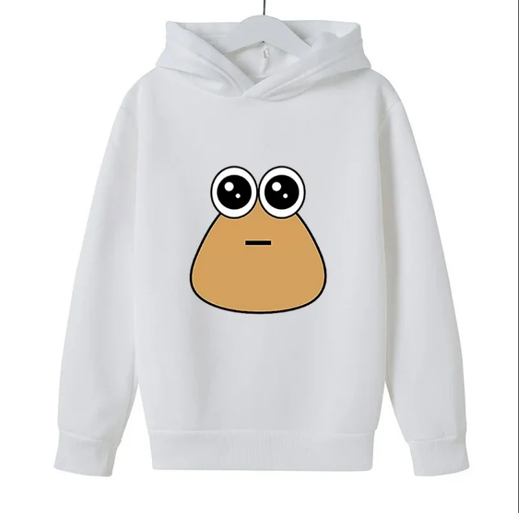 

Funny Pet Alien Pou Hoodie Sweaters Sweatshirts Cartoon AnimeCute Kids Baby Girls Boys Child Toddler Infant Clothes