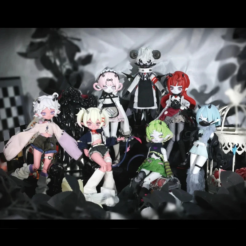 Demon Hoorn BJD Blind Box 1/8 Beweegbare Pop 7 Hoofdzonden Figuur Collectible Beweegbaar Cadeau voor Meisjes Jongens Verjaardag