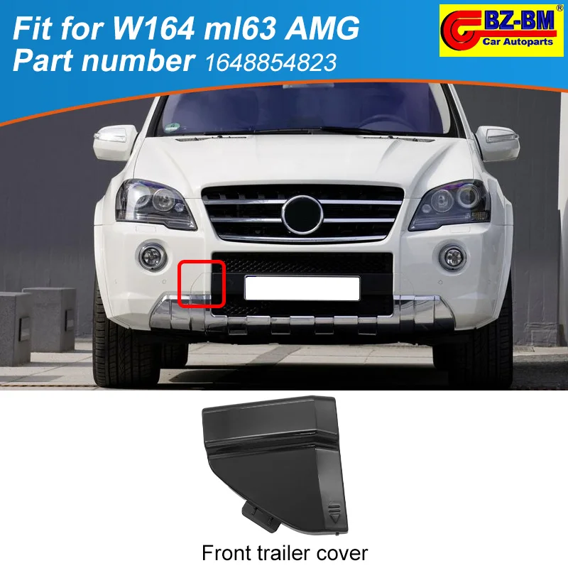 Car Front Bumper Tow Hook Trailer Cover Cap For Mercedes benz W164 Ml63 AMG A1648854823 1648854823 1648840023 1648853423